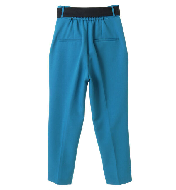 TIARA「バイカラーリボンベルトハイウエストテーパードパンツ」|その他|