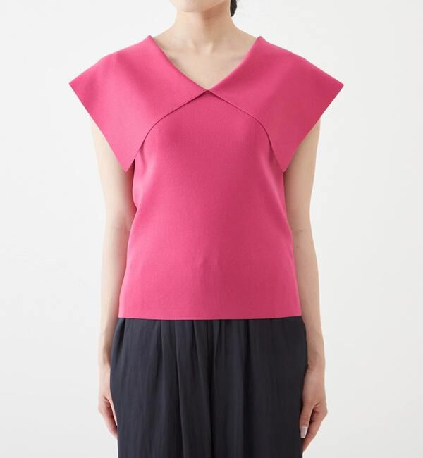 TIARA「ビッグカラーニット」|ニット・セーター|