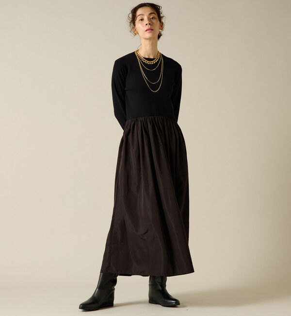 Liesse「布帛コンビニットワンピース」|ワンピース|