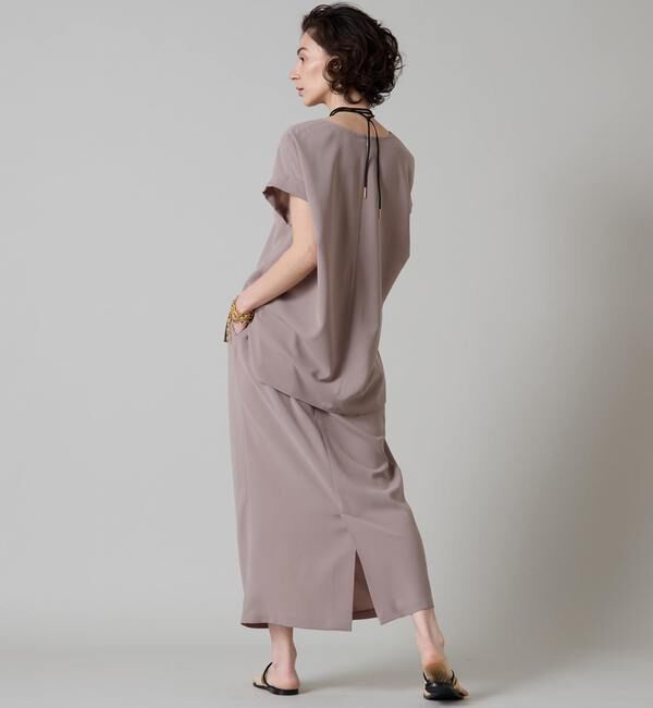 Liesse「キーネックオーバーブラウス」|シャツ・ブラウス|