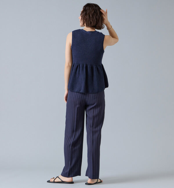 Liesse「ペプラムニットサマーベスト」|ニット・セーター|