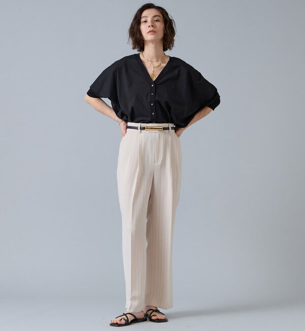 Liesse「カットソーコンビニットカーディガン」|カーディガン|