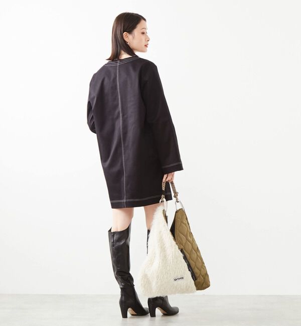 Soffitto「Vネックミニワンピース」|ワンピース|