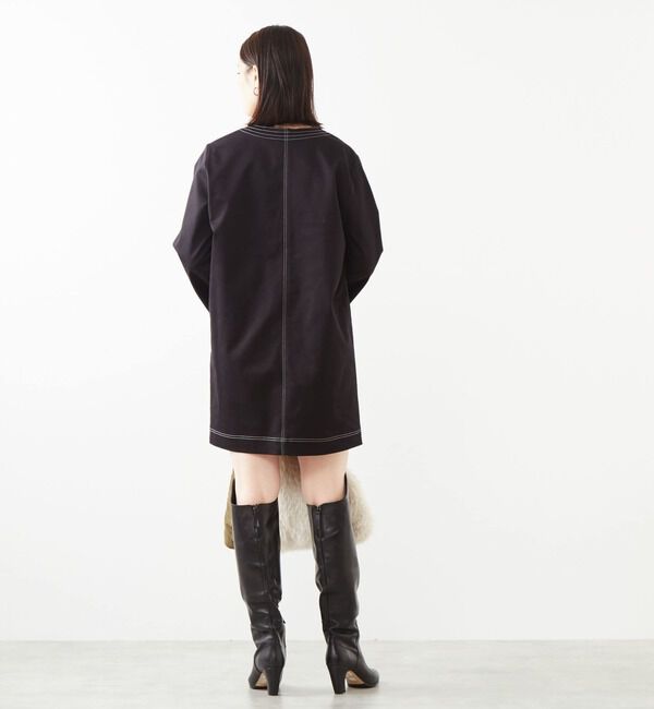 Soffitto「Vネックミニワンピース」|ワンピース|