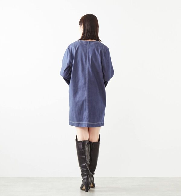 Soffitto「Vネックミニワンピース」|ワンピース|