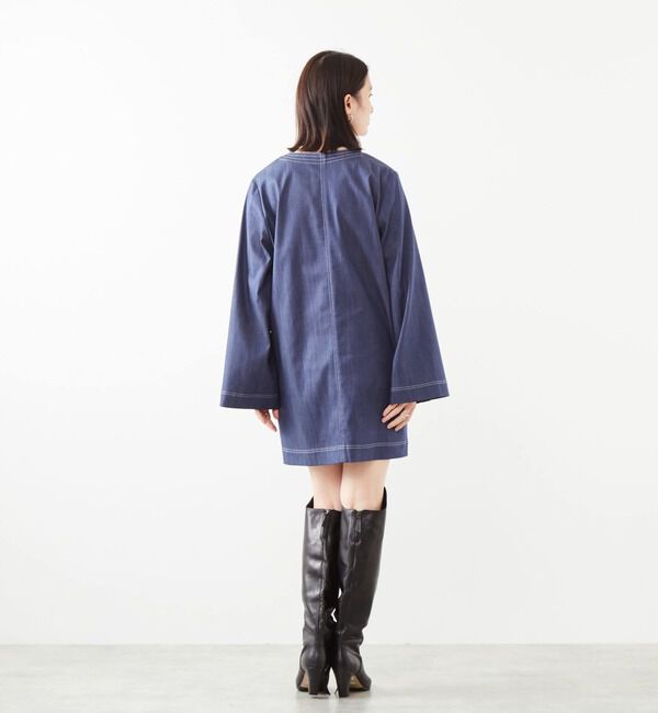 Soffitto「Vネックミニワンピース」|ワンピース|