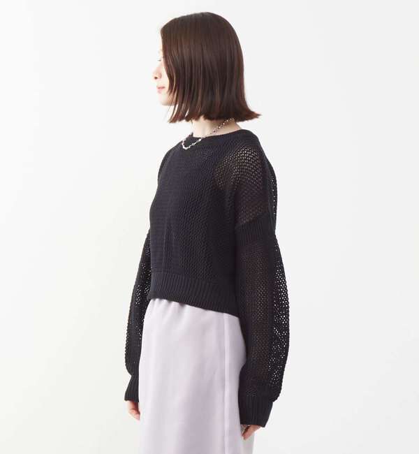 Soffitto「2WAYメッシュニット」|ニット・セーター|