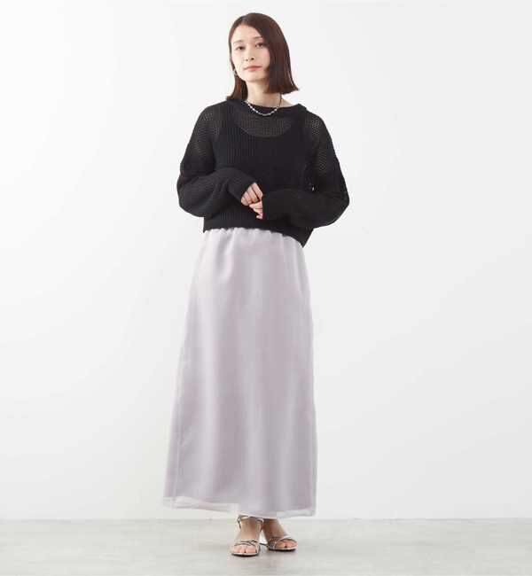 Soffitto「2WAYメッシュニット」|ニット・セーター|