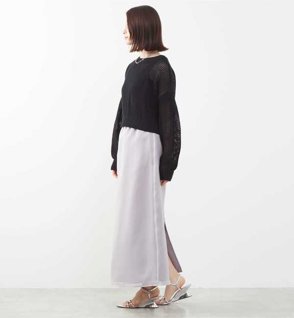 Soffitto「2WAYメッシュニット」|ニット・セーター|