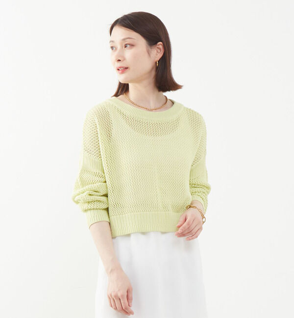 Soffitto「2WAYメッシュニット」|ニット・セーター|