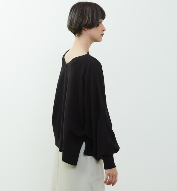 Soffitto「【nota della mano sinistra（ノータ デラ マノ シニストラ）】ドルマン2wayニットトップス」|ニット・セーター|