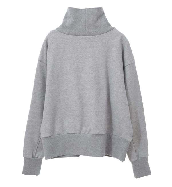 A_「【A＿/エース】ハイネックギャザーロゴ刺繍入りロングスリーブ」|スウェット・ジャージ|