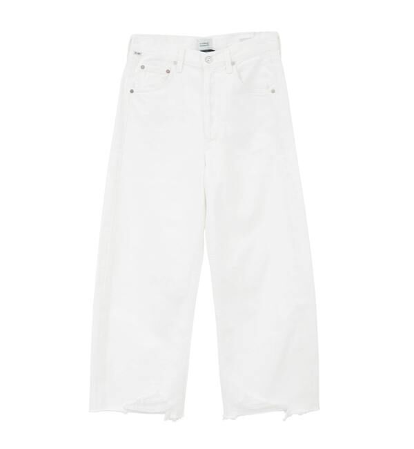SOFFITTO「【CITIZENS of HUMANITY/ シチズンズオブヒューマニティ】Ayla Raw Hem Crop」|デニム|ホワイト