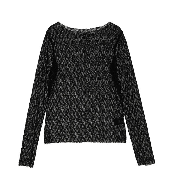 SOFFITTO「【A_/エース】ストレッチレースプルオーバー」|Tシャツ・カットソー|