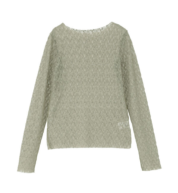 SOFFITTO「【A_/エース】ストレッチレースプルオーバー」|Tシャツ・カットソー|