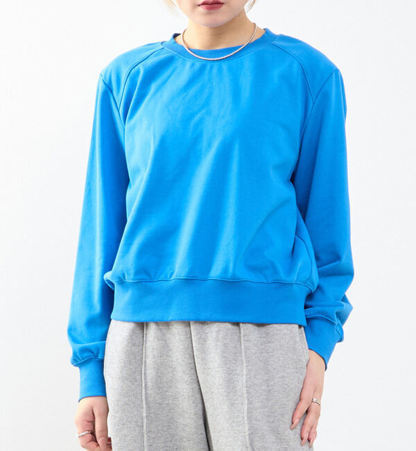 SOFFITTO「パワーショルダースウェット」|スウェット・ジャージ|ブルー