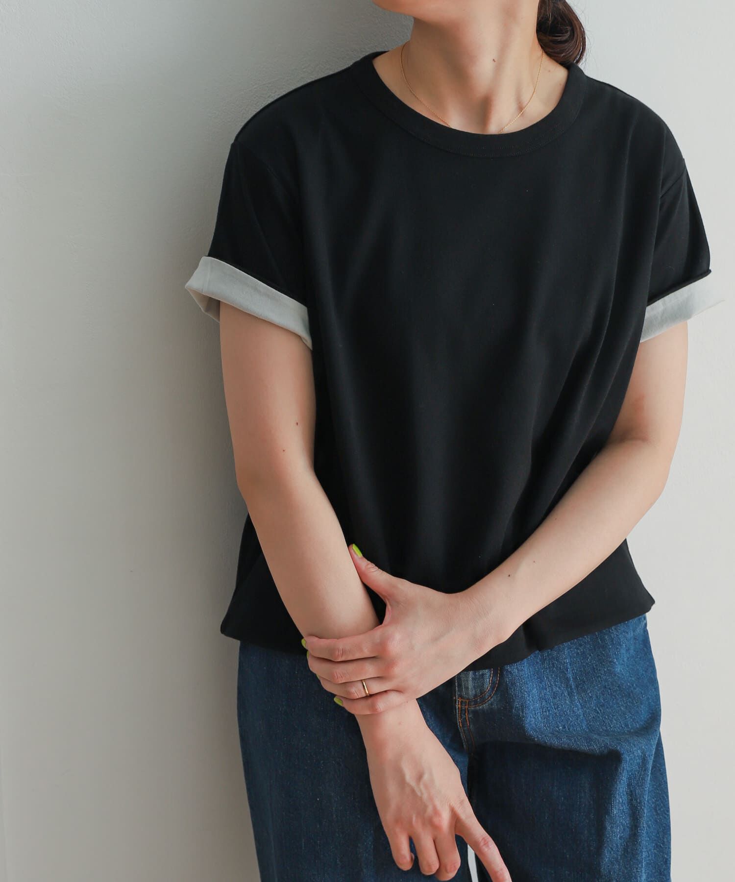 URBAN RESEARCH DOORS「mizuiro ind　reversible t-shirts」|Tシャツ・カットソー|ベージュ系その他