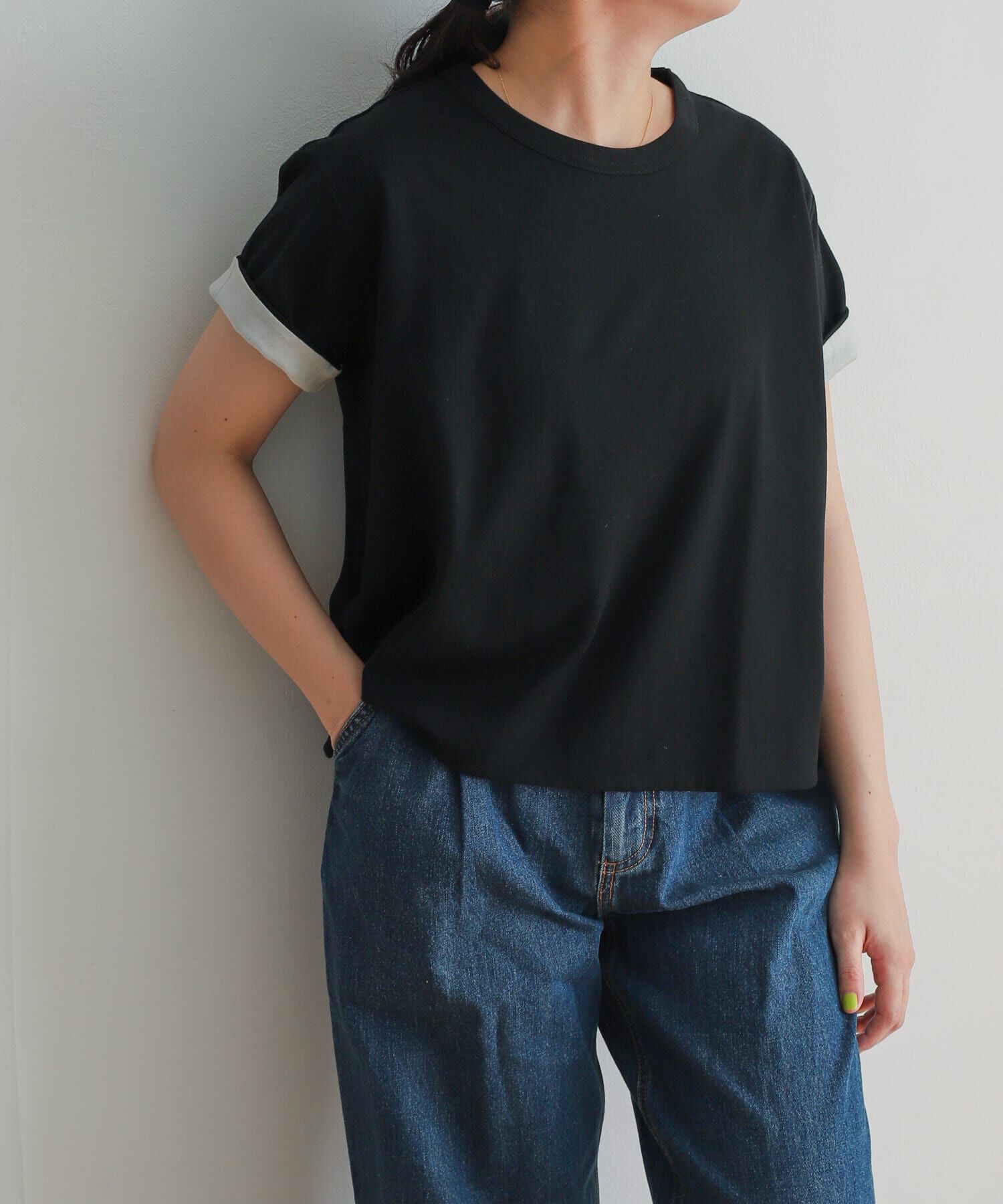 URBAN RESEARCH DOORS「mizuiro ind　reversible t-shirts」|Tシャツ・カットソー|