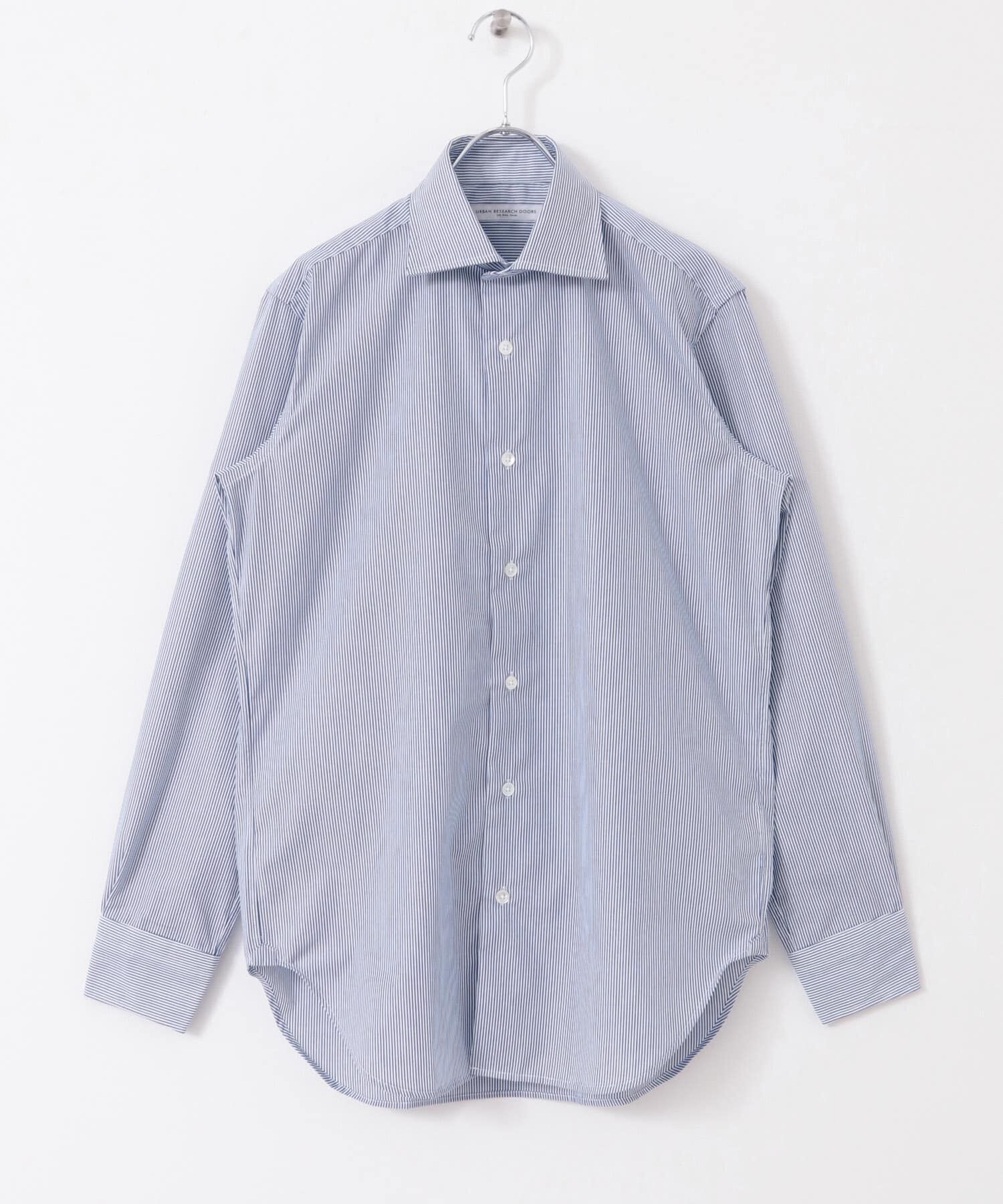 URBAN RESEARCH DOORS「『イージーケア』LIFE STYLE TAILOR　セミワイド細ストライプシャツ」|シャツ・ブラウス|