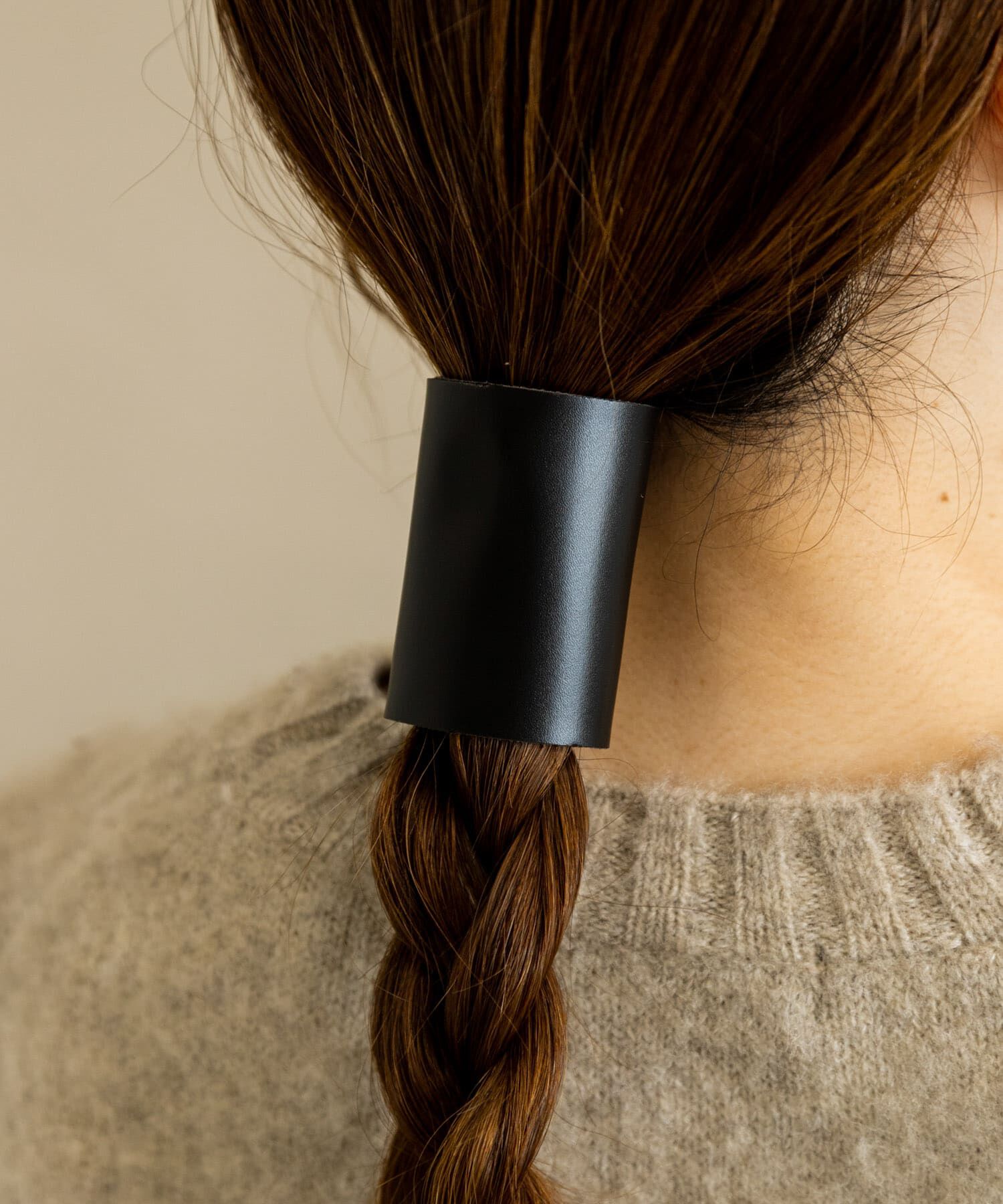 SMELLY「フェイクレザーヘアカフセット」|ヘアゴム・シュシュ|