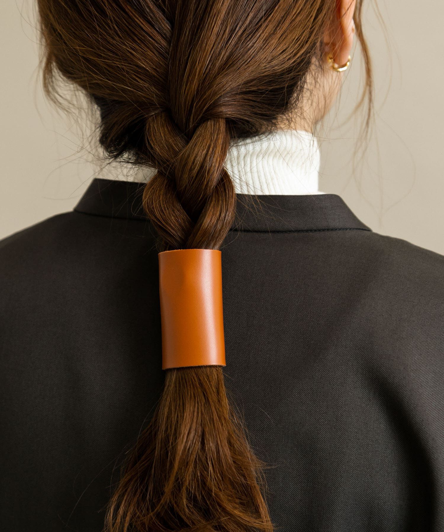 SMELLY「フェイクレザーヘアカフセット」|ヘアゴム・シュシュ|