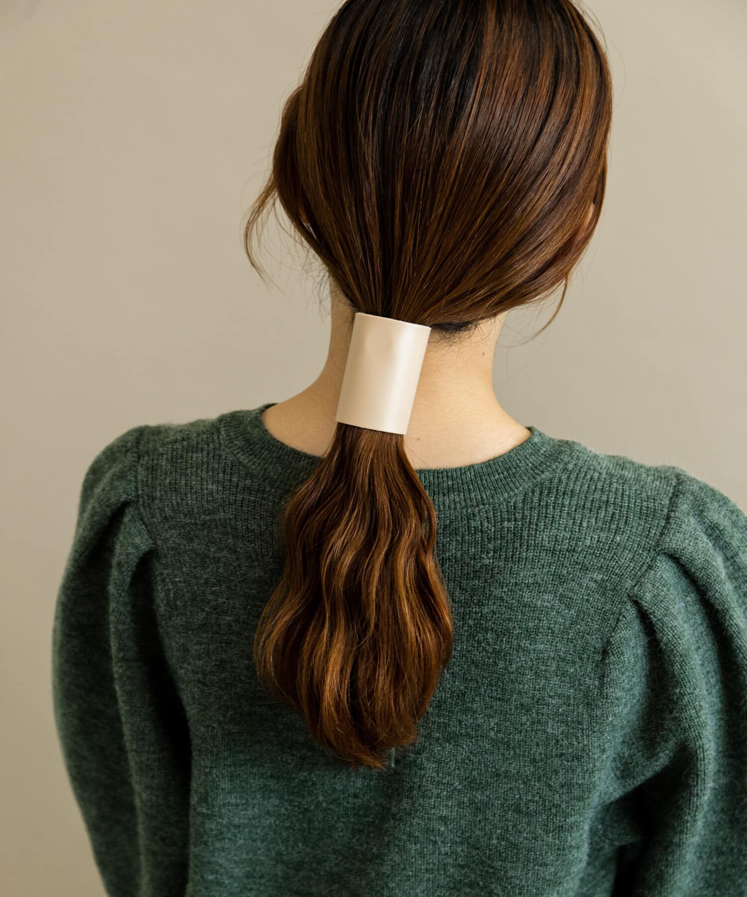 SMELLY「フェイクレザーヘアカフセット」|ヘアゴム・シュシュ|