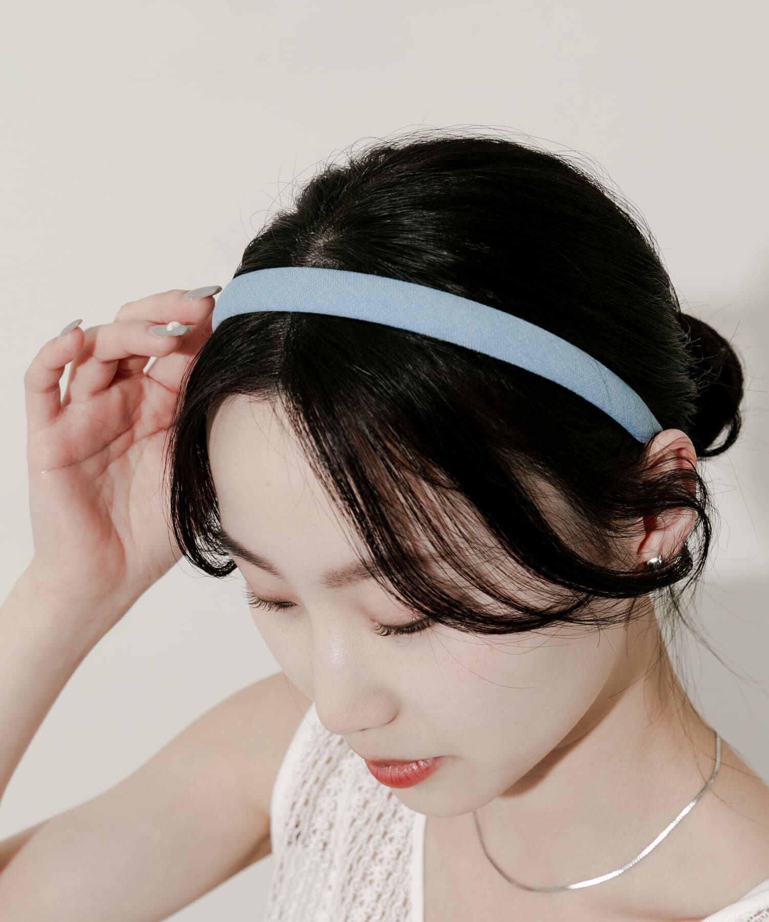 SMELLY「デニムカチューシャ」|カチューシャ|