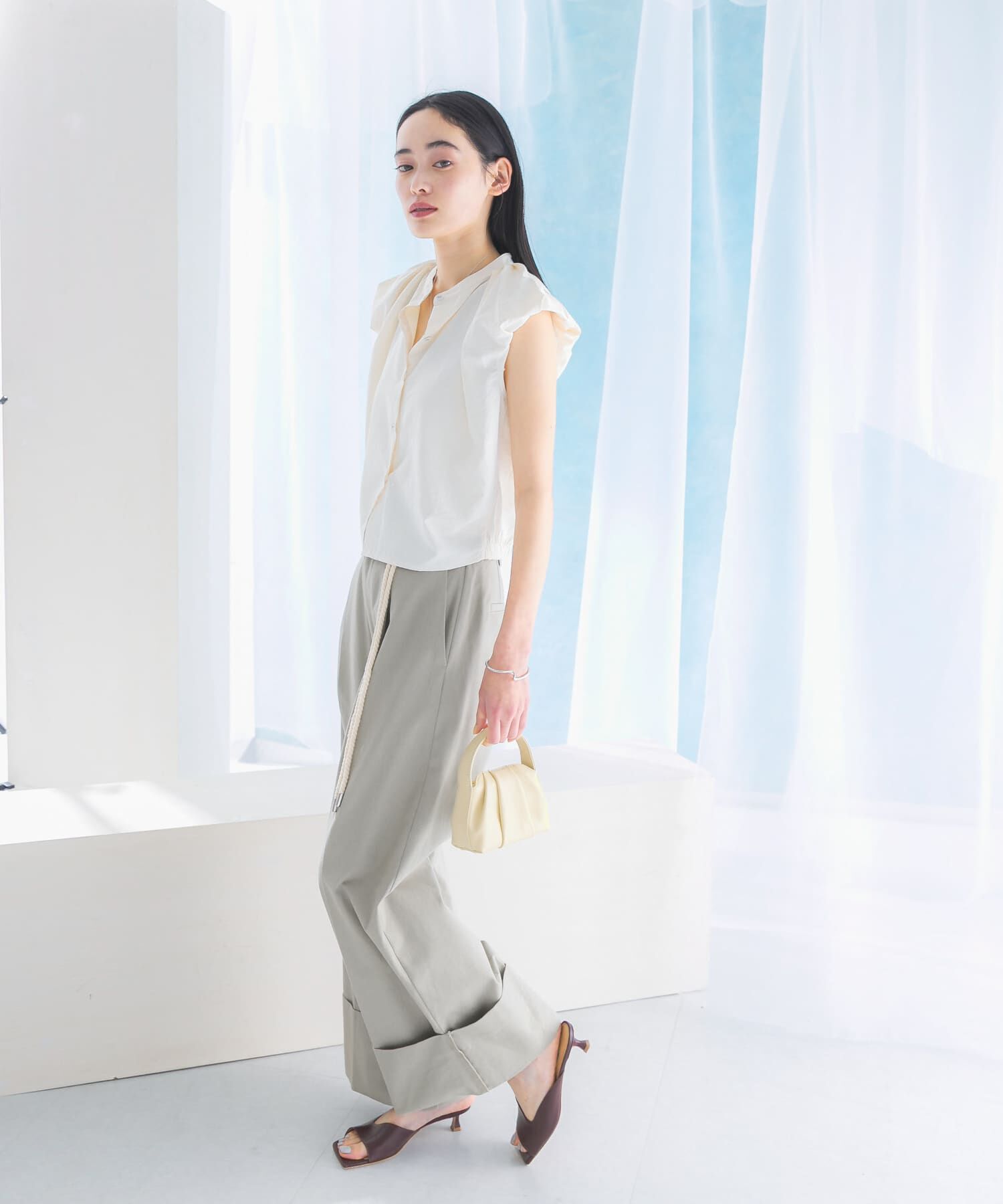 URBAN RESEARCH ROSSO「パフスリーブブラウス」|シャツ・ブラウス|