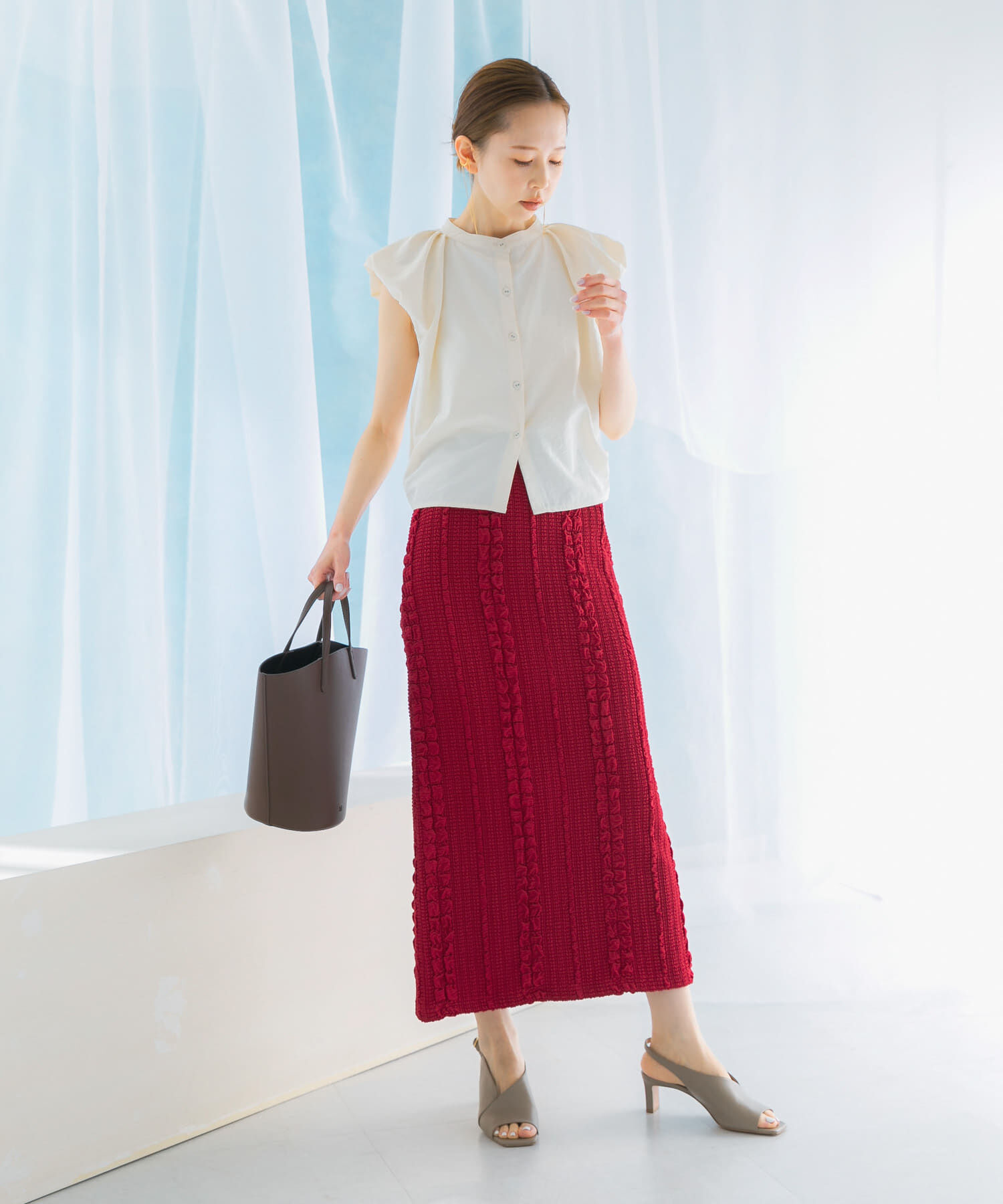 URBAN RESEARCH ROSSO「パフスリーブブラウス」|シャツ・ブラウス|