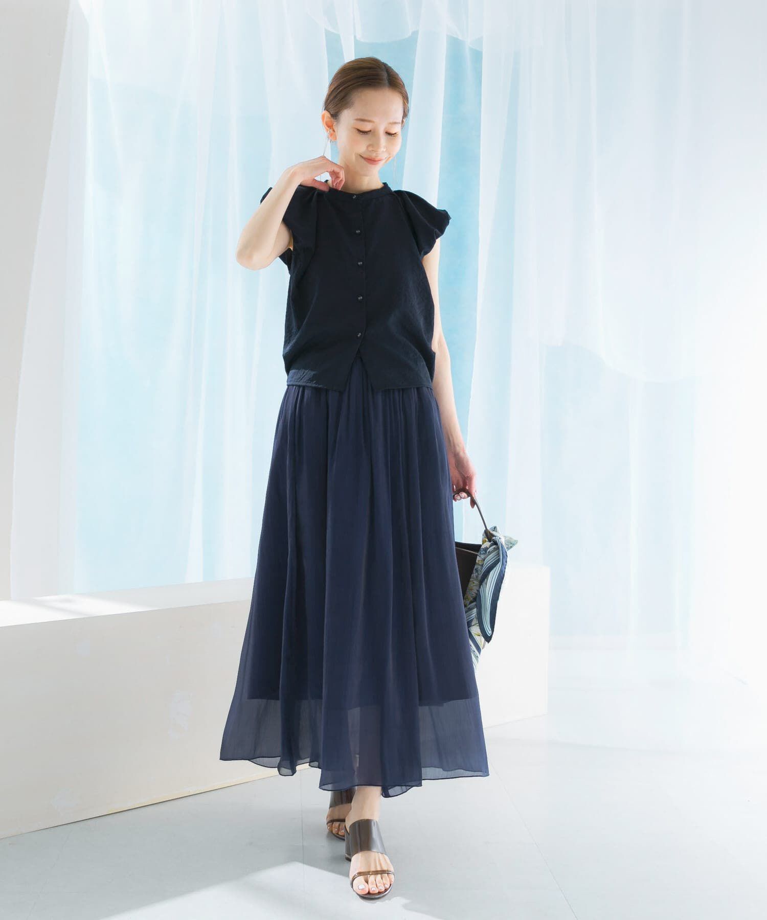 URBAN RESEARCH ROSSO「パフスリーブブラウス」|シャツ・ブラウス|