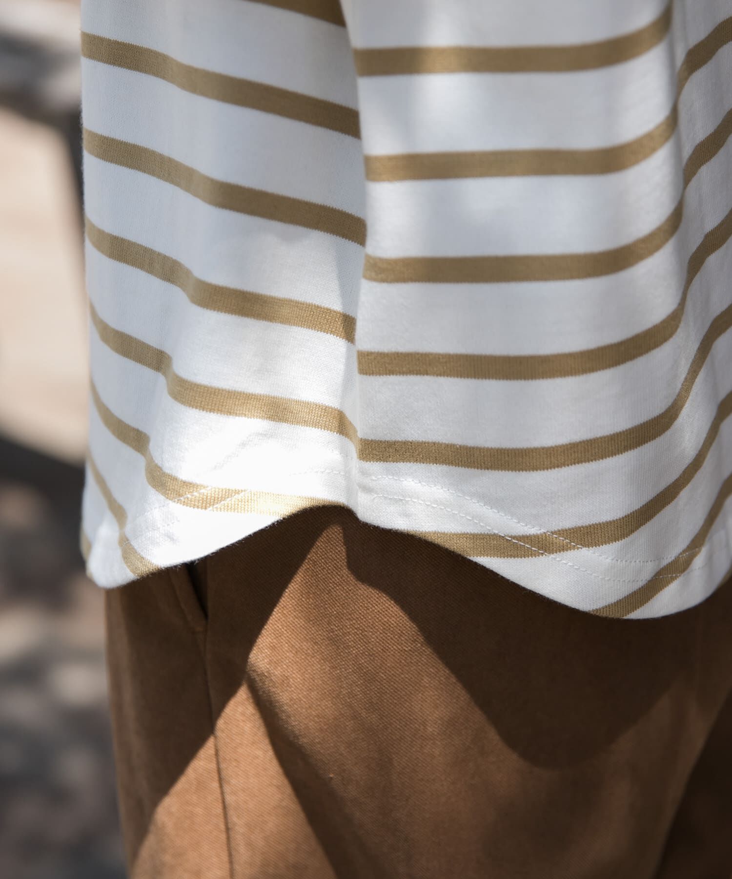 URBAN RESEARCH DOORS「FORK&SPOON　ボトルネック8分袖Tシャツ」|Tシャツ・カットソー|