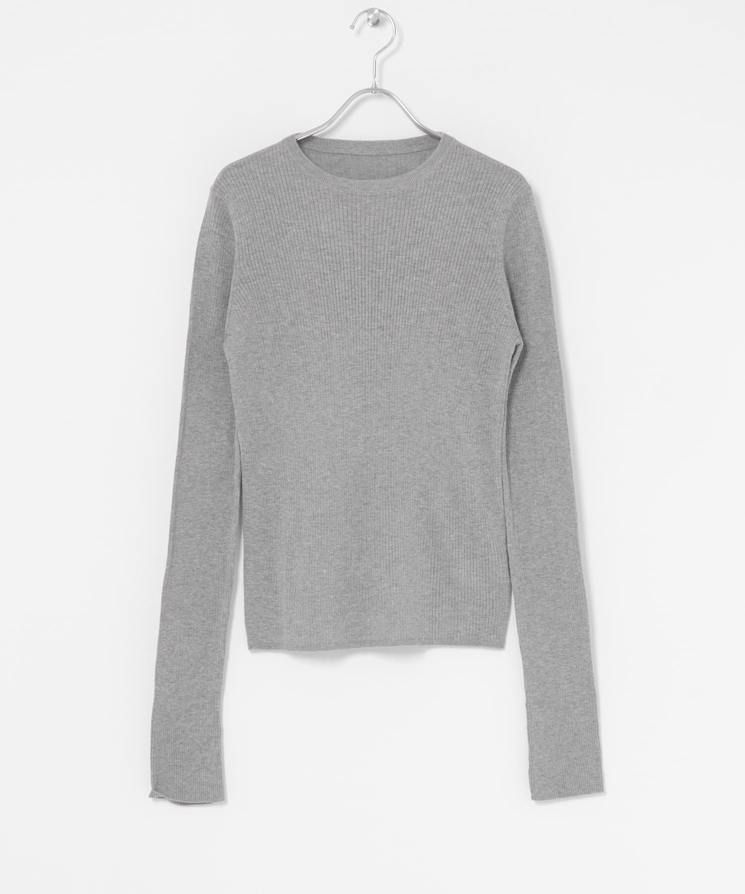 URBAN RESEARCH ROSSO「シルク混リブデザインニット」|ニット・セーター|