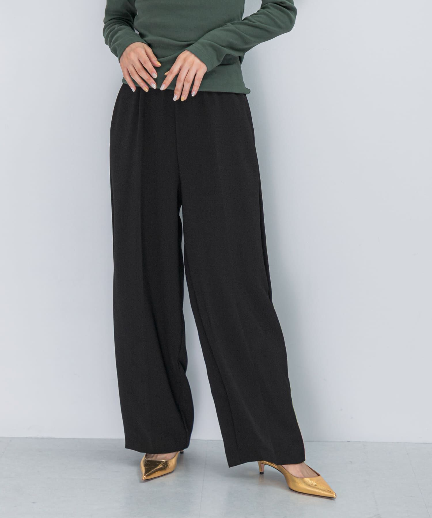 URBAN RESEARCH ROSSO「ELENDEEK　GEORGETTE RELAX PANTS」|その他|