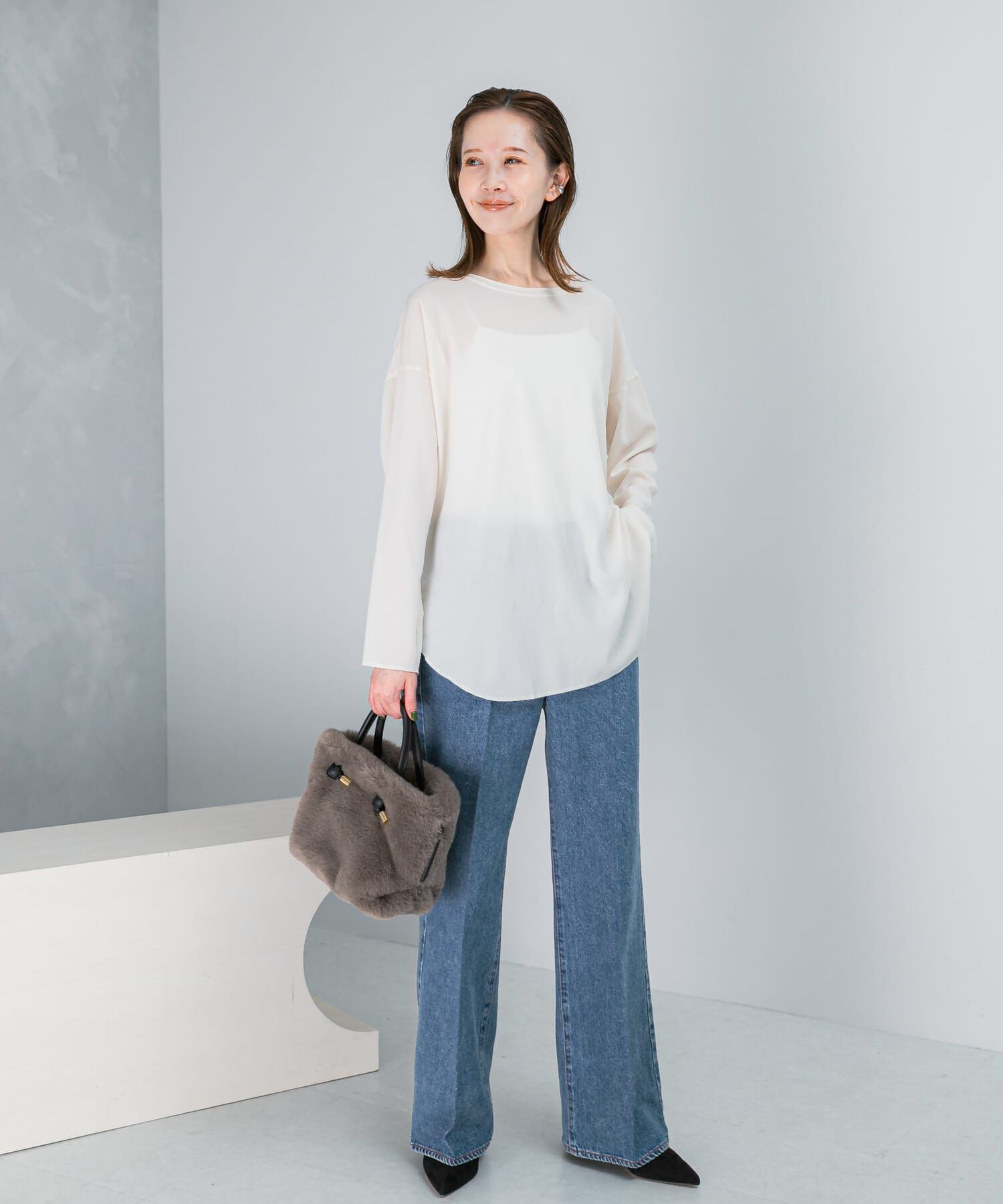 URBAN RESEARCH ROSSO「dolly-seanストレッチジョーゼットプルオーバー」|その他|