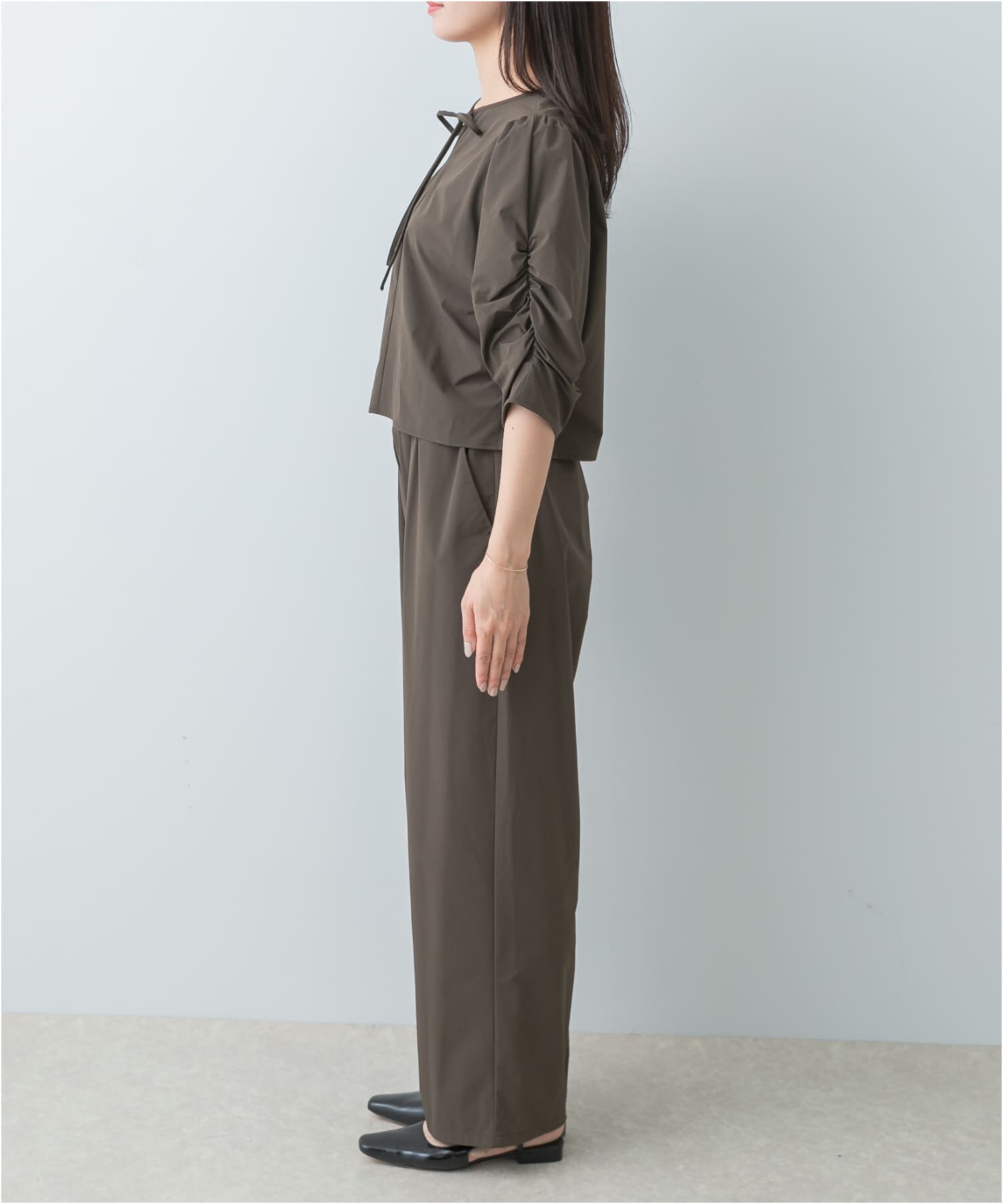 URBAN RESEARCH ROSSO「F by ROSSO　撥水ストレッチブラウス+イージーパンツ」|その他|