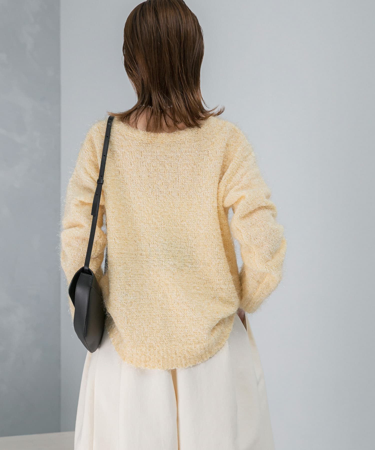 URBAN RESEARCH ROSSO「ラメシャギーニットプルオーバー」|ニット・セーター|