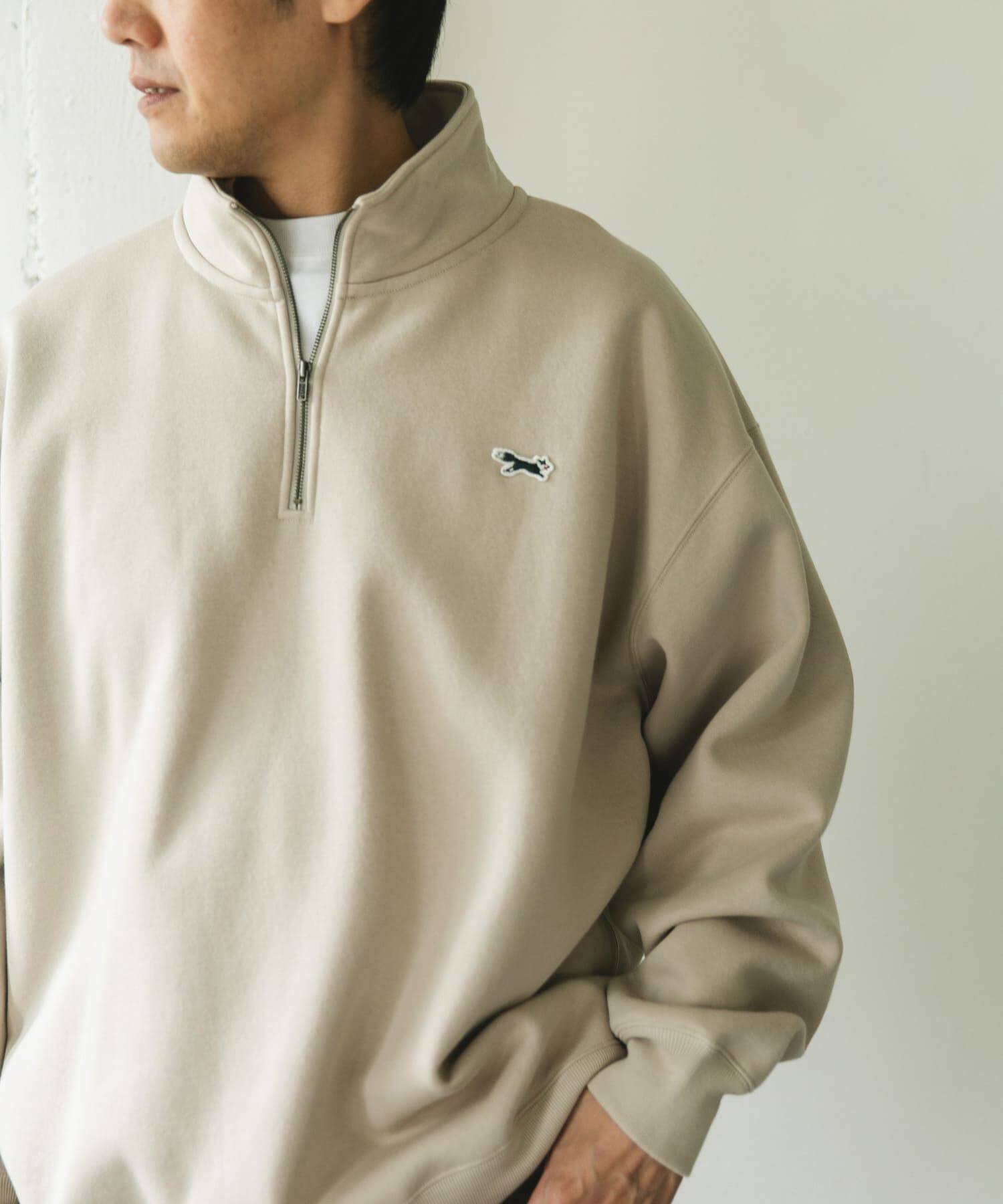 URBAN RESEARCH DOORS「『XLサイズ/WEB限定』『別注』PENNEYS&times;DOORS　THE FOX ハーフジップスウェット」|スウェット・ジャージ|