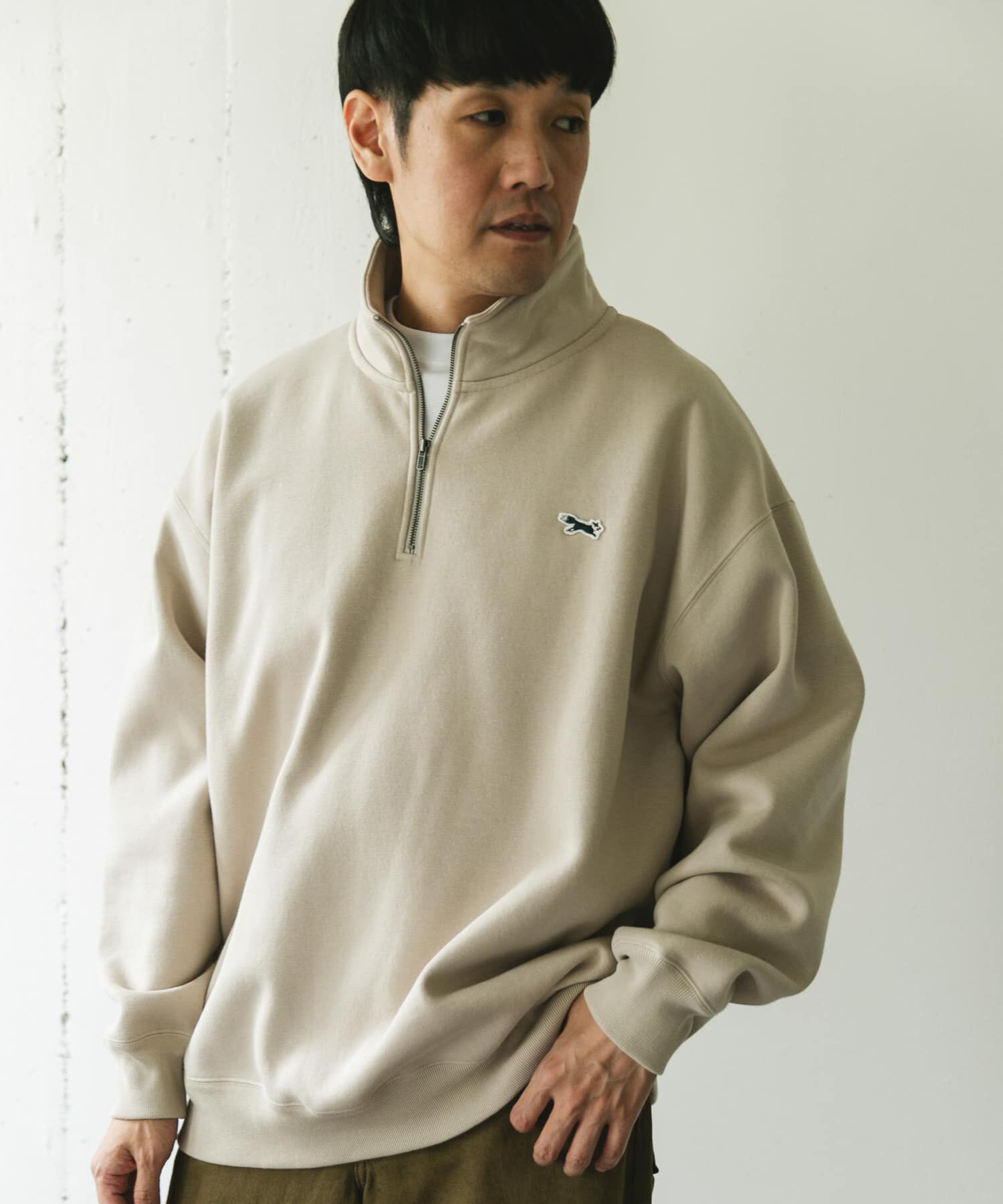 URBAN RESEARCH DOORS「『XLサイズ/WEB限定』『別注』PENNEYS&times;DOORS　THE FOX ハーフジップスウェット」|スウェット・ジャージ|