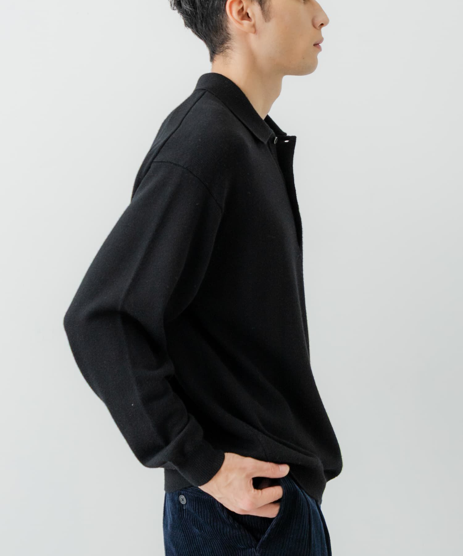 URBAN RESEARCH「CASH FEEL W/MID ニットポロ」|ニット・セーター|