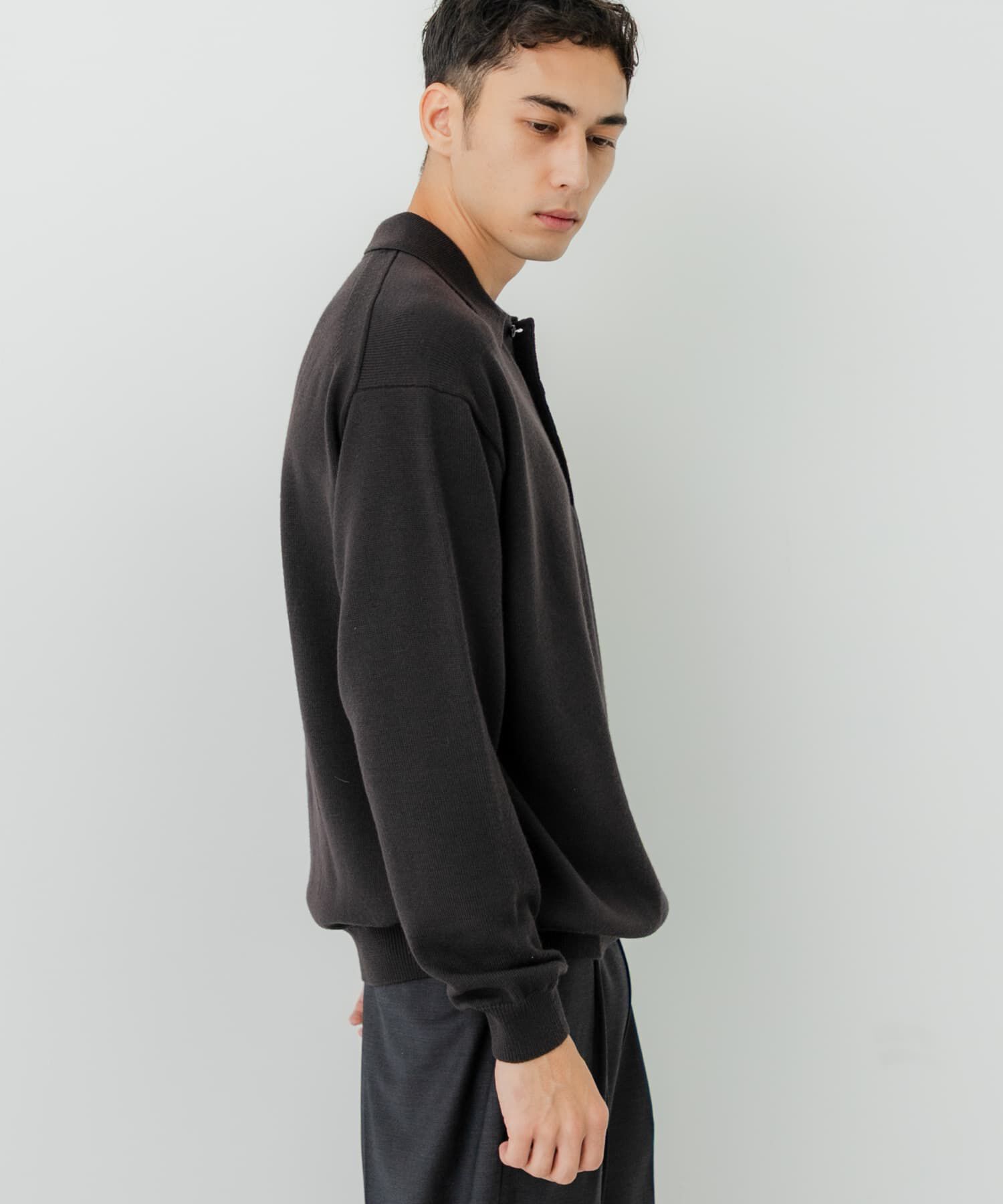 URBAN RESEARCH「CASH FEEL W/MID ニットポロ」|ニット・セーター|