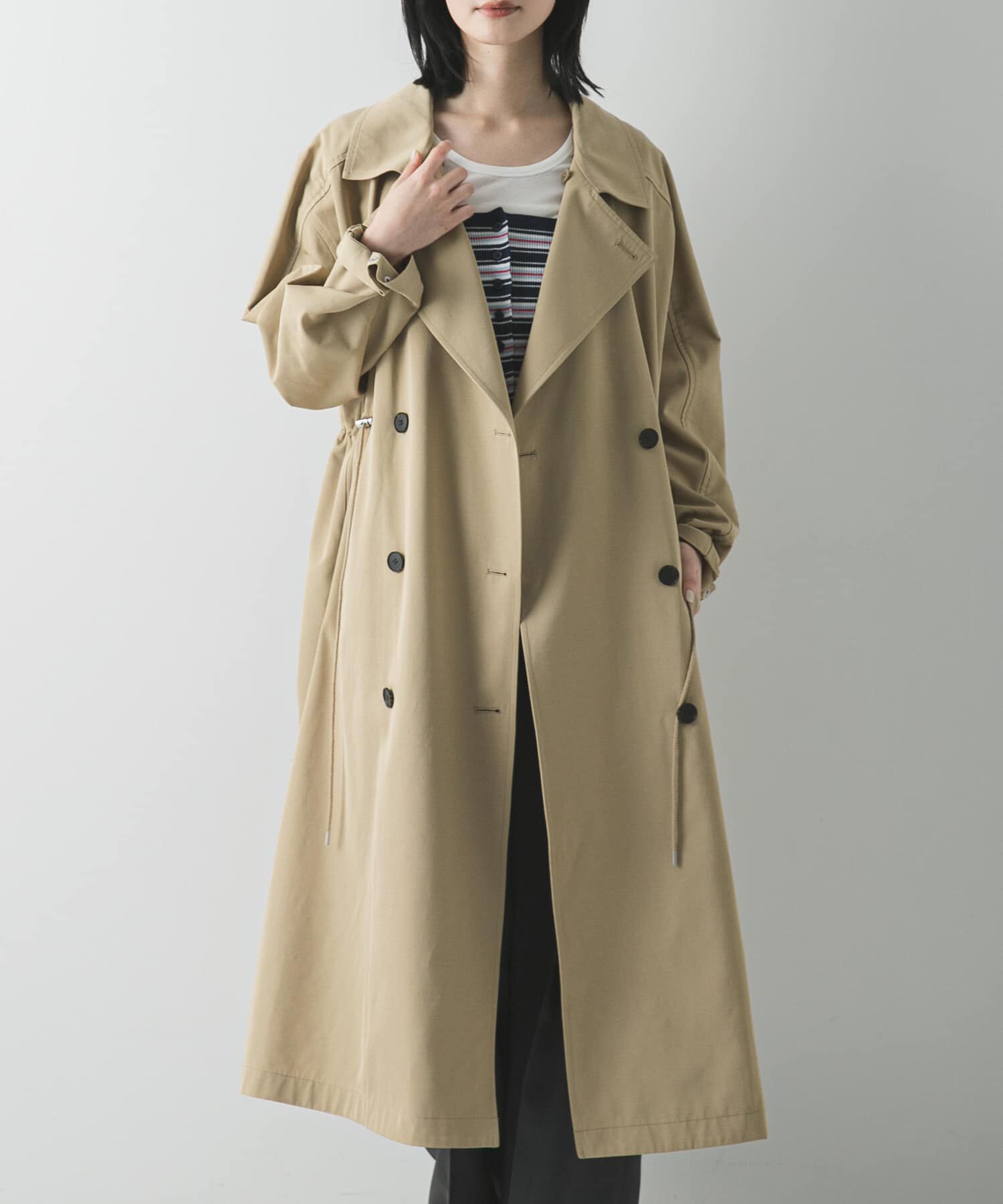 URBAN RESEARCH「フーディー2WAYトレンチコート」|トレンチコート|