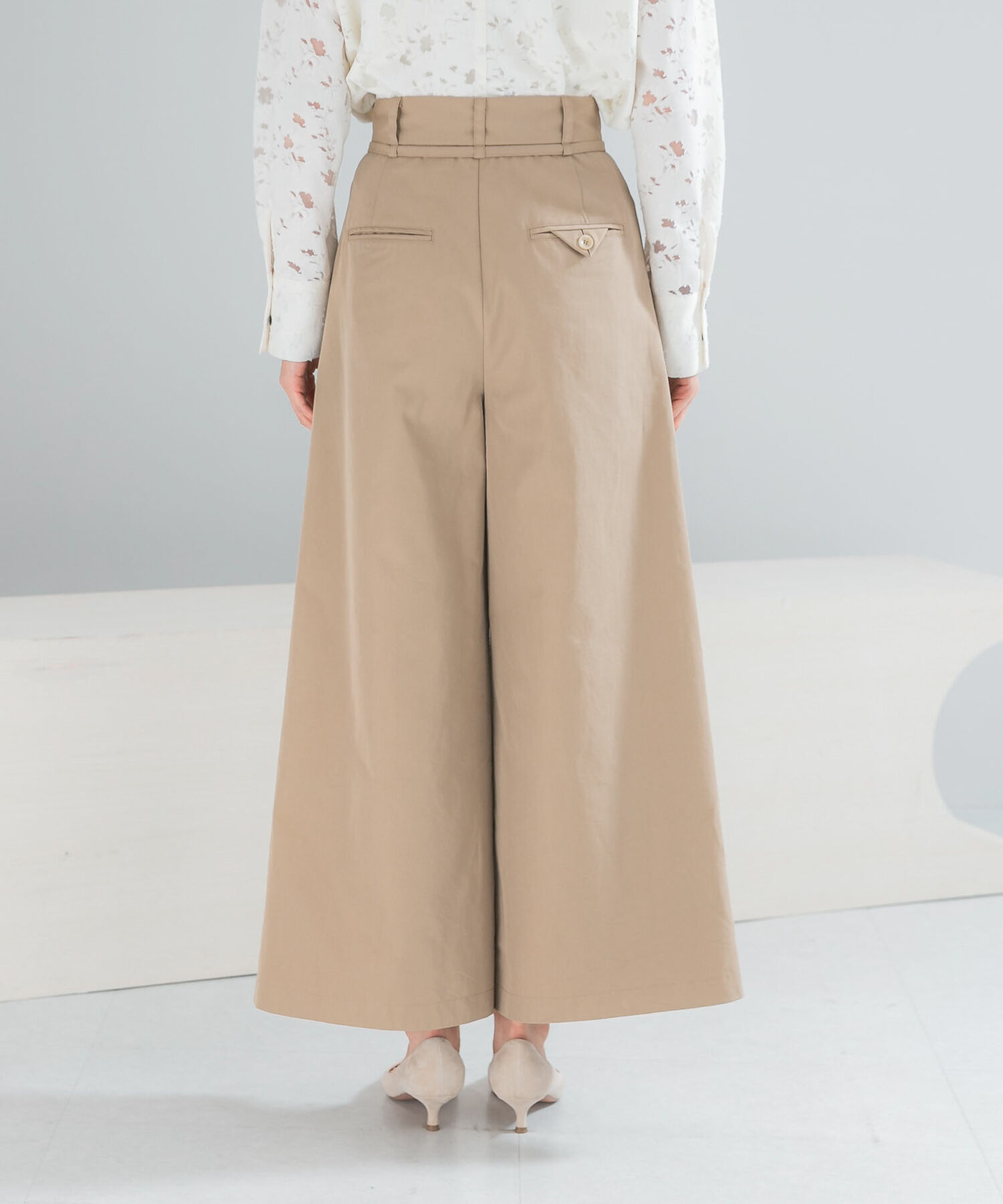 URBAN RESEARCH ROSSO「コットンツイルベルテッドワイドパンツ」|その他|