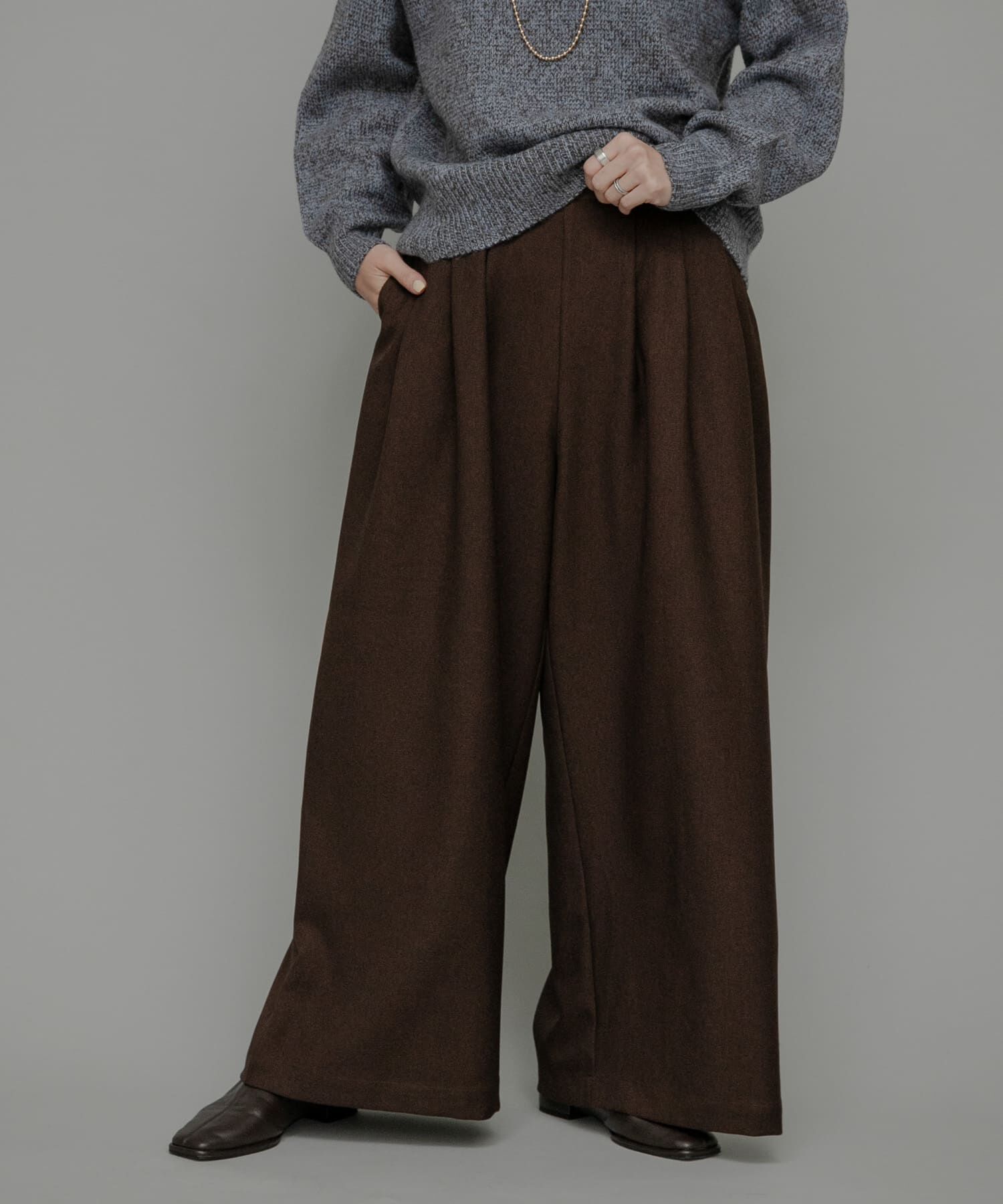 Sonny Label 「ウォッシャブルワイドタックイージーパンツ」|その他|