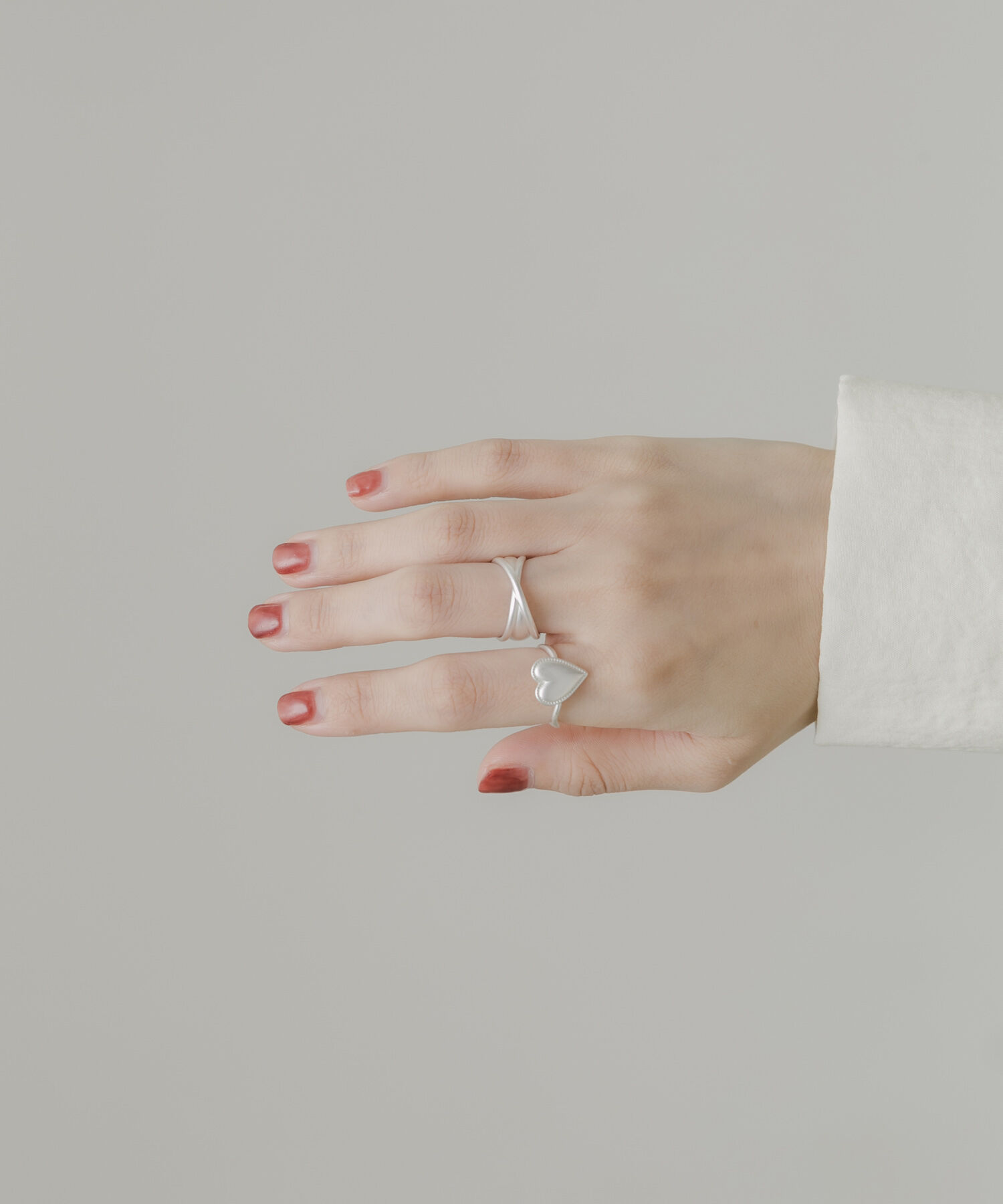 SMELLY「ハートコンチョ2セットリング」|リング|