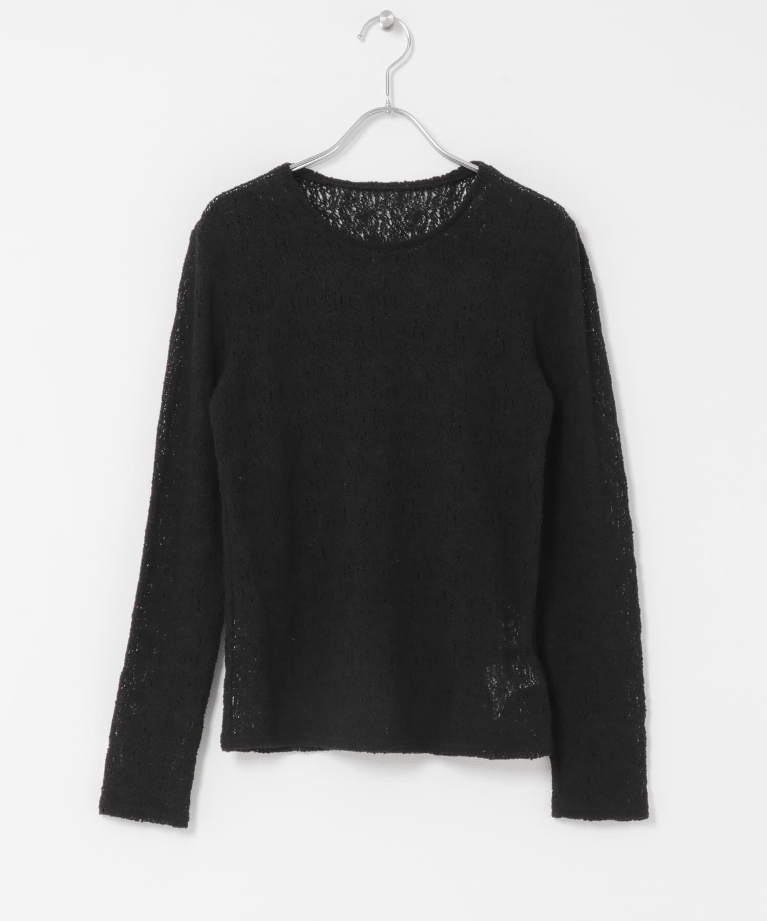 URBAN RESEARCH DOORS「カーリーラッセルレースロングスリーブTシャツ」|Tシャツ・カットソー|