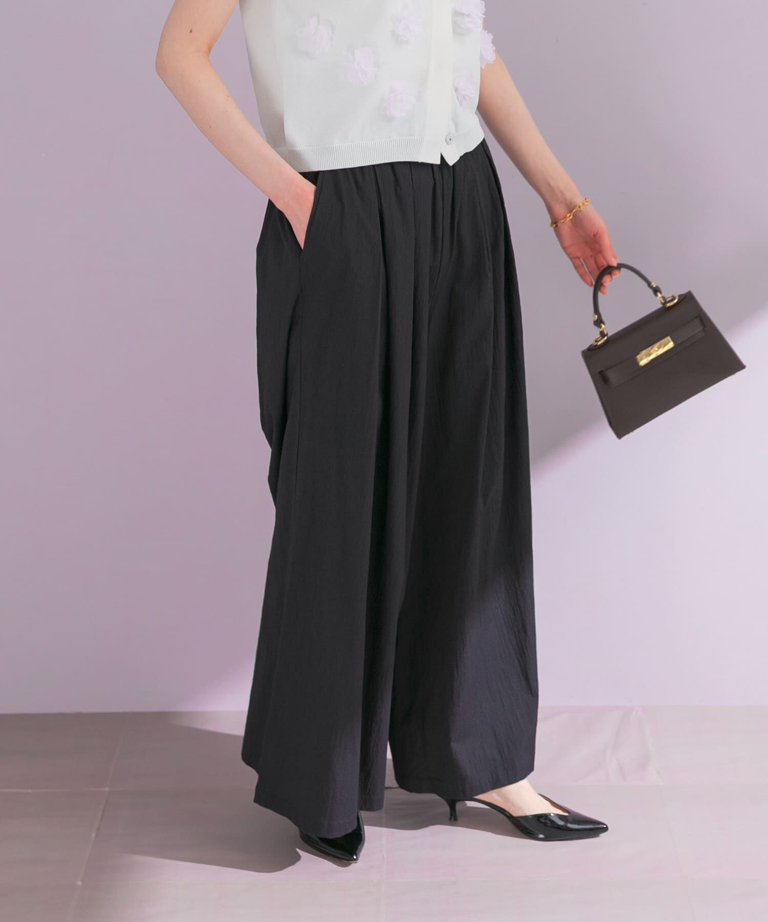 URBAN RESEARCH ROSSO「ライトタックイージーワイドパンツ」|その他|