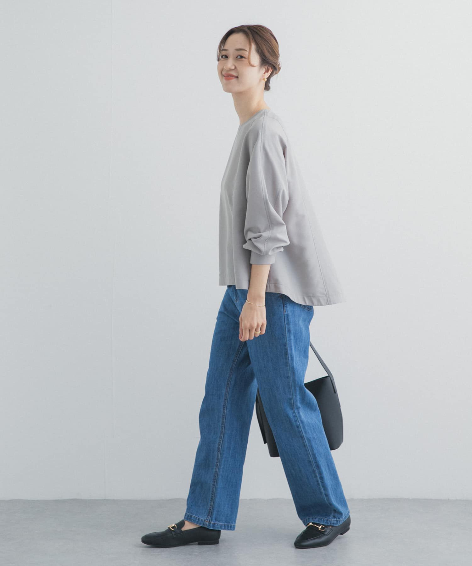 URBAN RESEARCH DOORS「タックフレアペプラムブラウス」|シャツ・ブラウス|