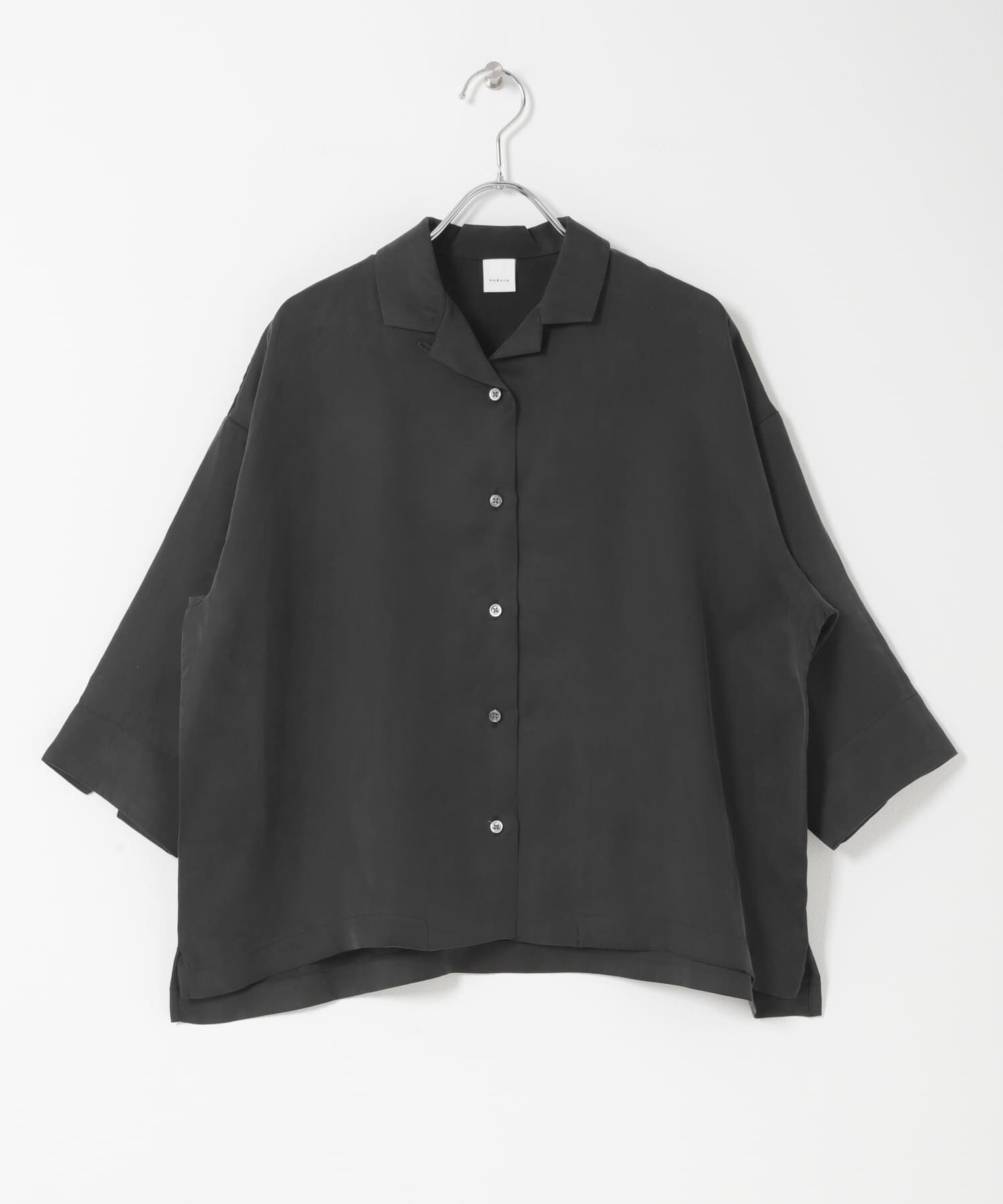 かぐれ「キュプラオープンカラーシャツ」|シャツ・ブラウス|