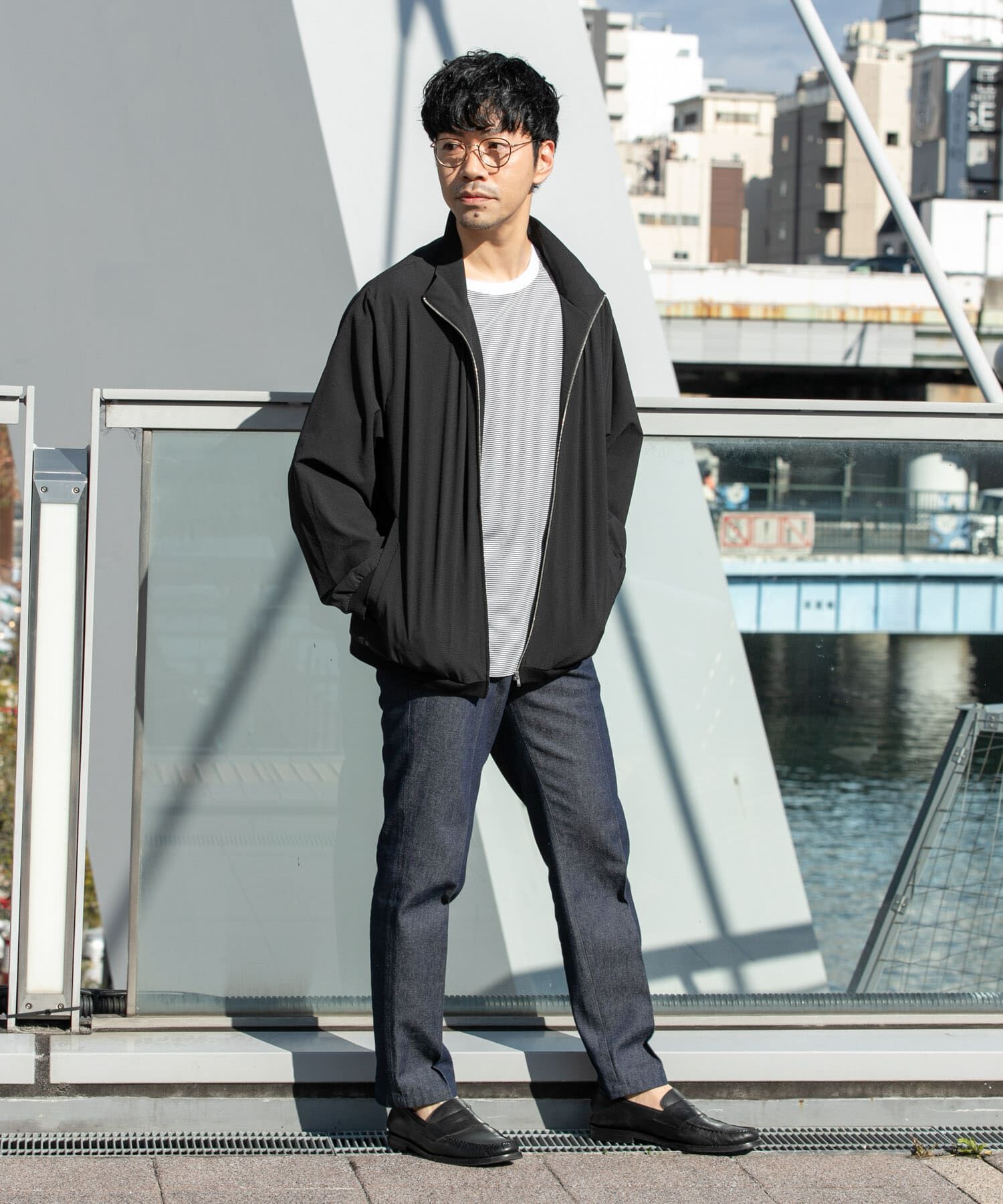 URBAN RESEARCH ROSSO「『WEB限定』『吸水 / 速乾』Air Stretch スタンドブルゾン」|ブルゾン・スタジャン|