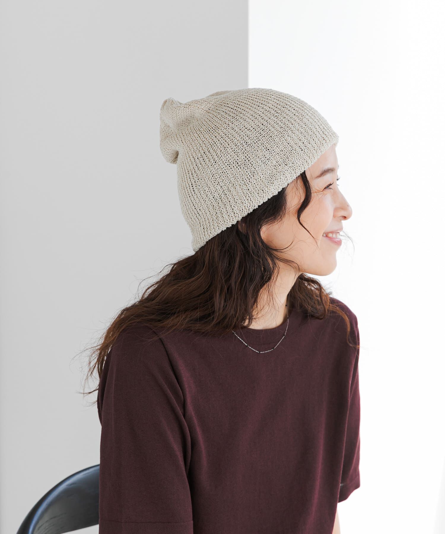 URBAN RESEARCH DOORS「和紙ビーニー」|ニット帽|